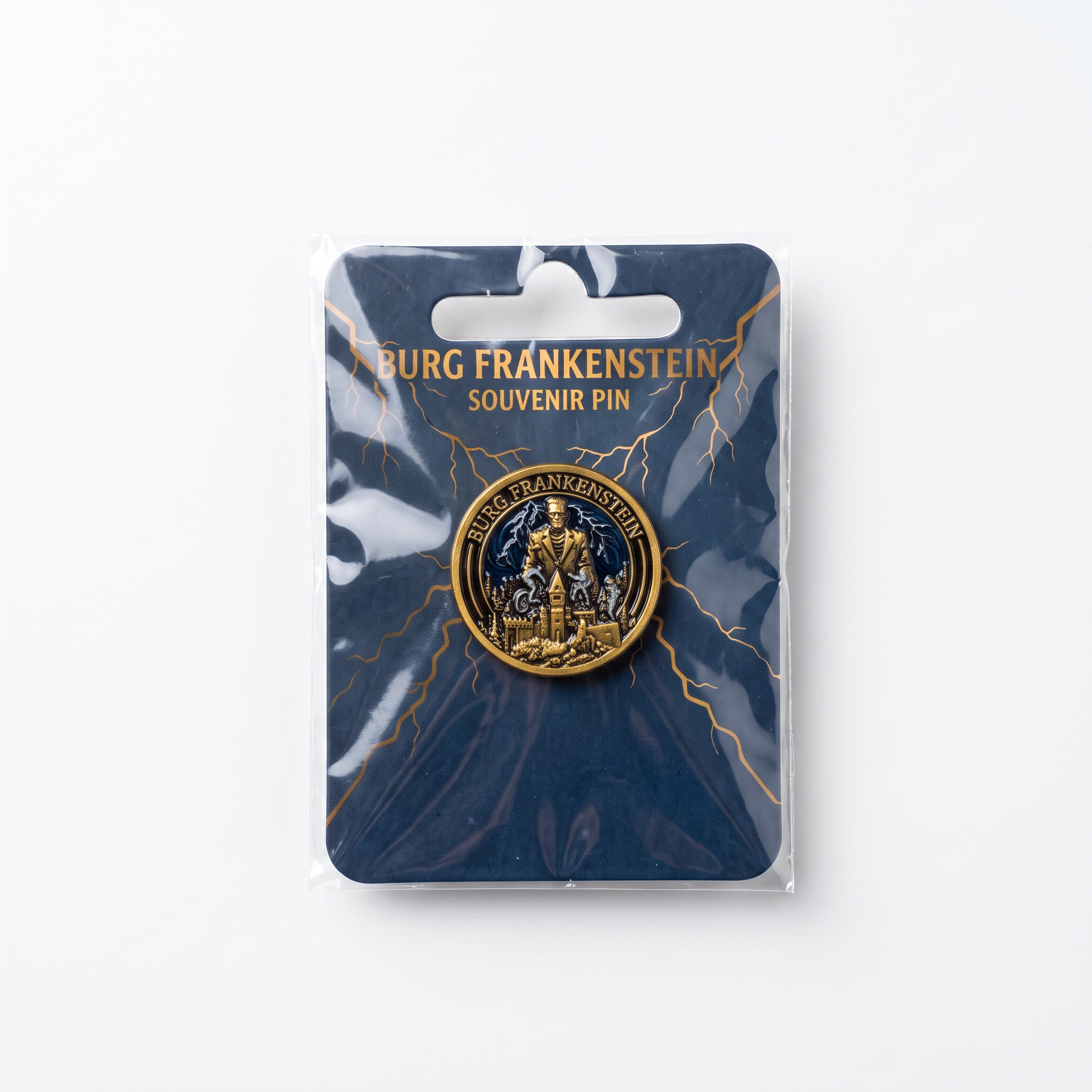 Souvenir-Pin Burg Frankenstein | Burgensteig Bergstraße