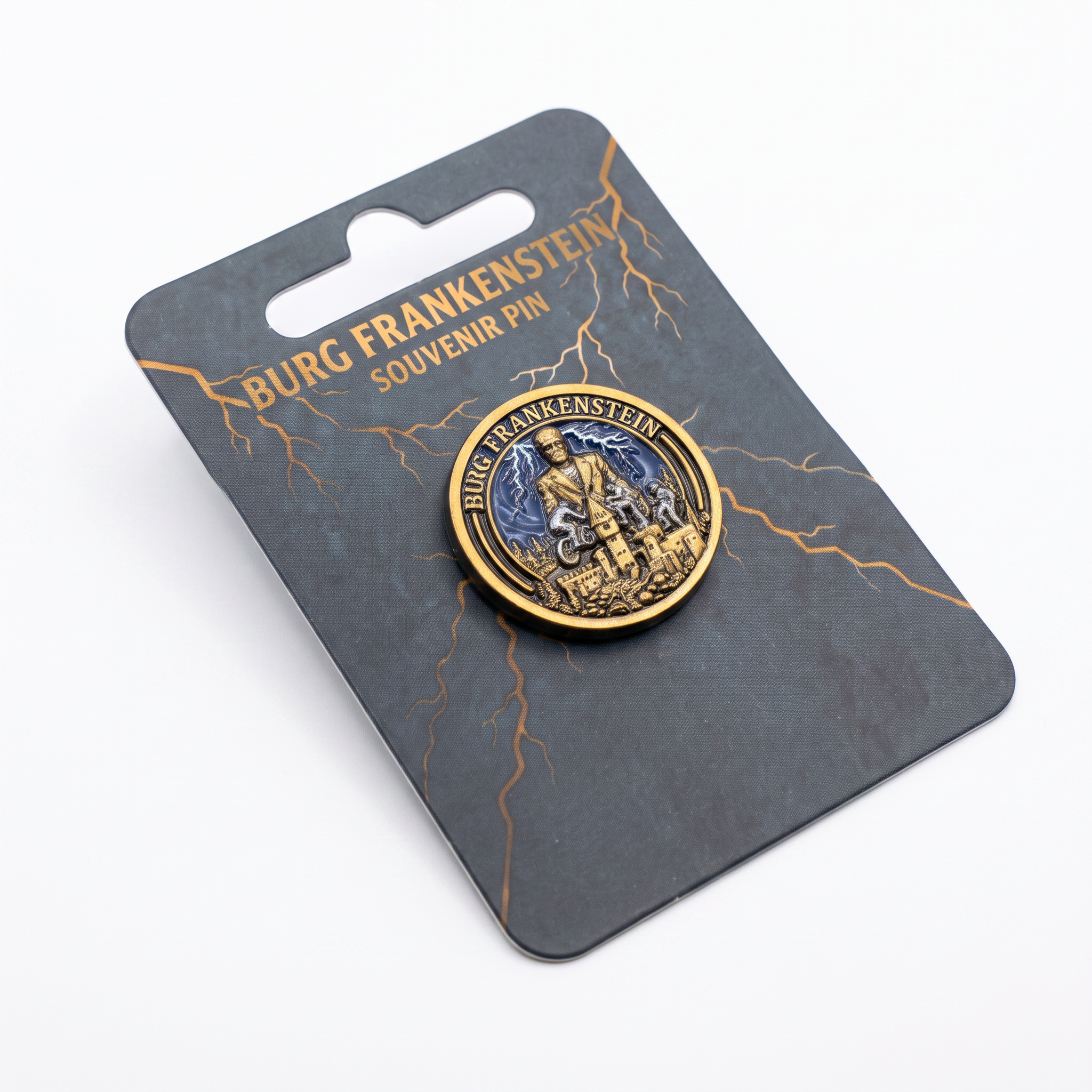 Souvenir-Pin Burg Frankenstein | Burgensteig Bergstraße