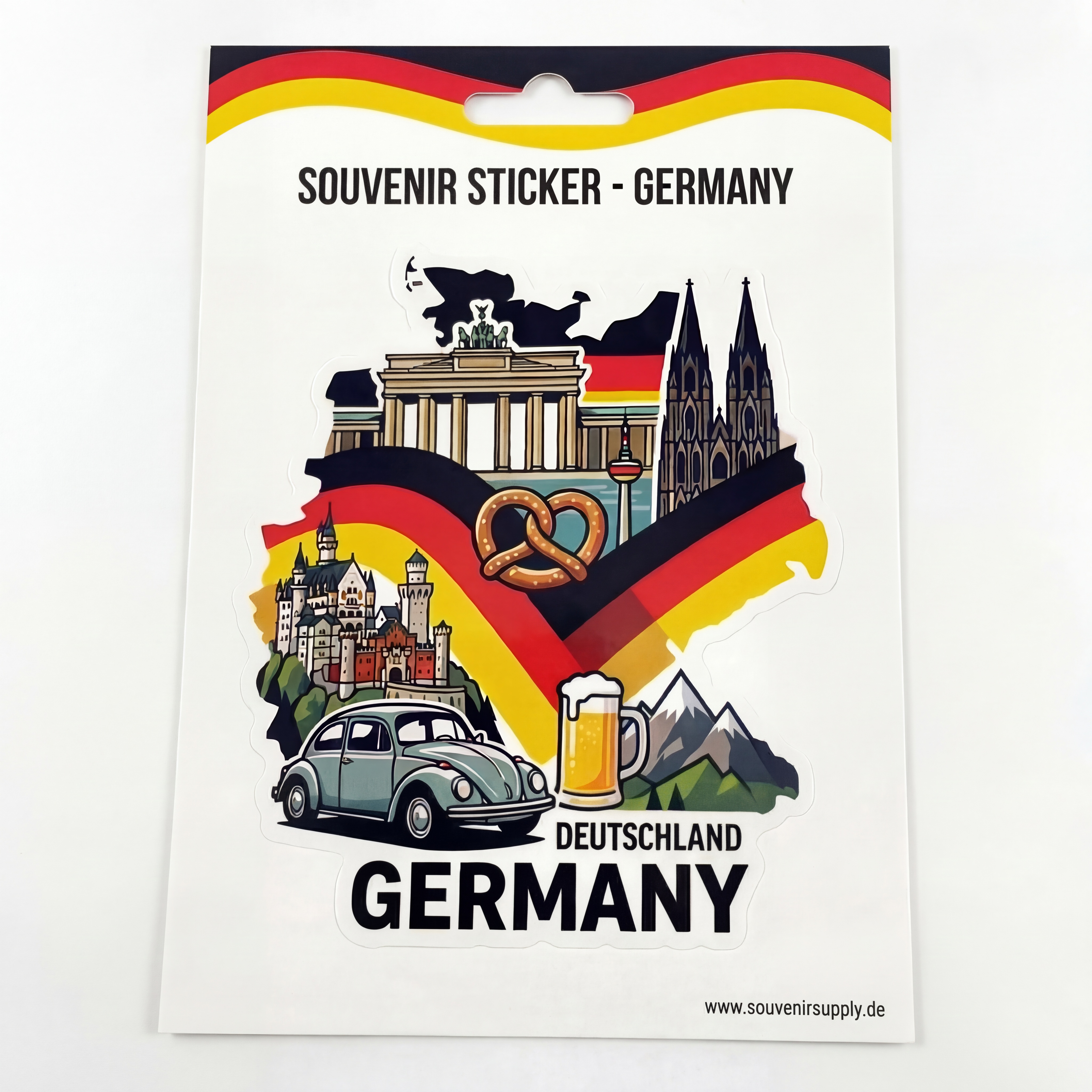 Sticker Germany Karte