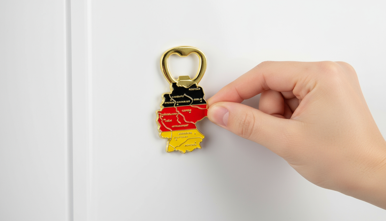 Magnet Deutschland Umriss gold