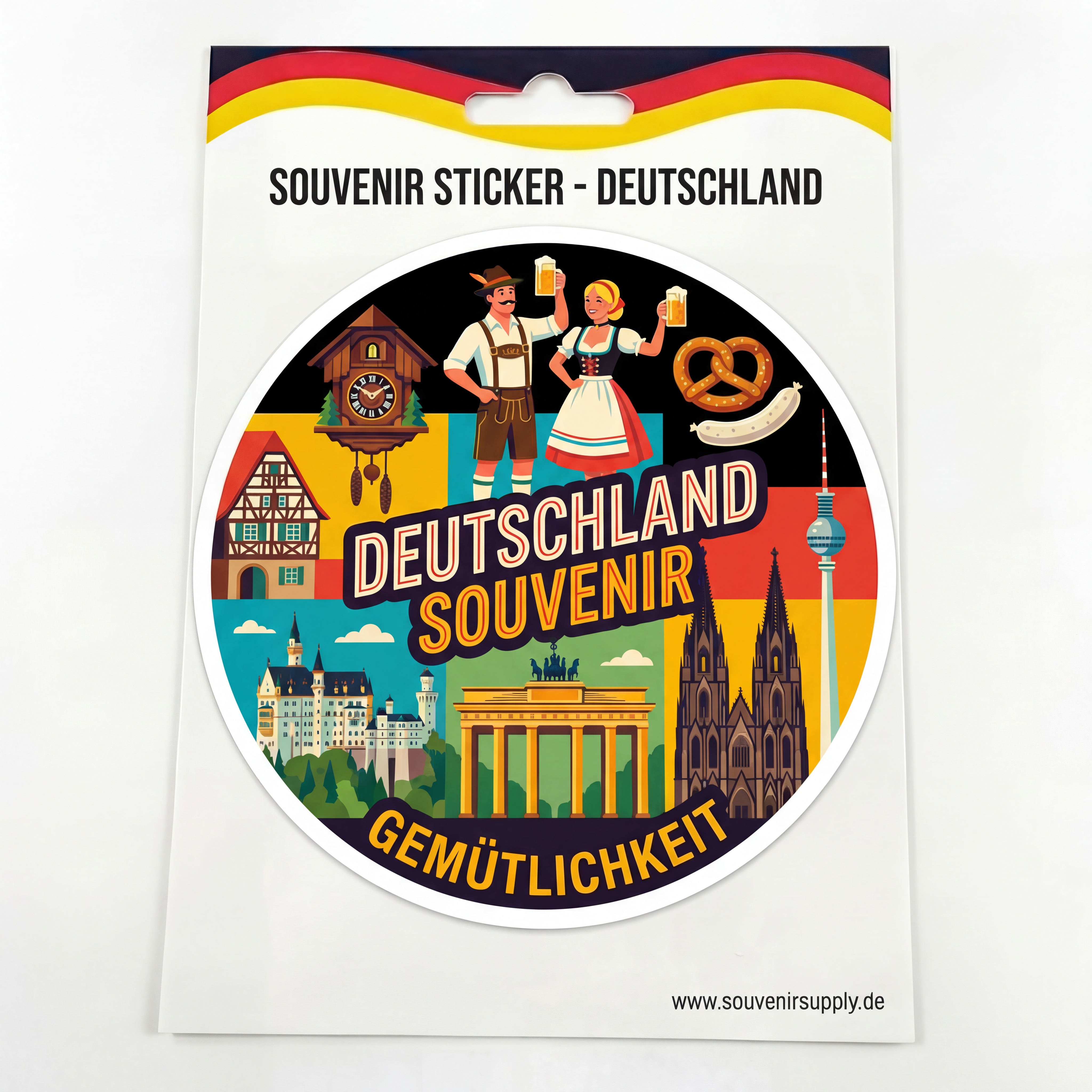 Sticker Germany Gemütlichkeit