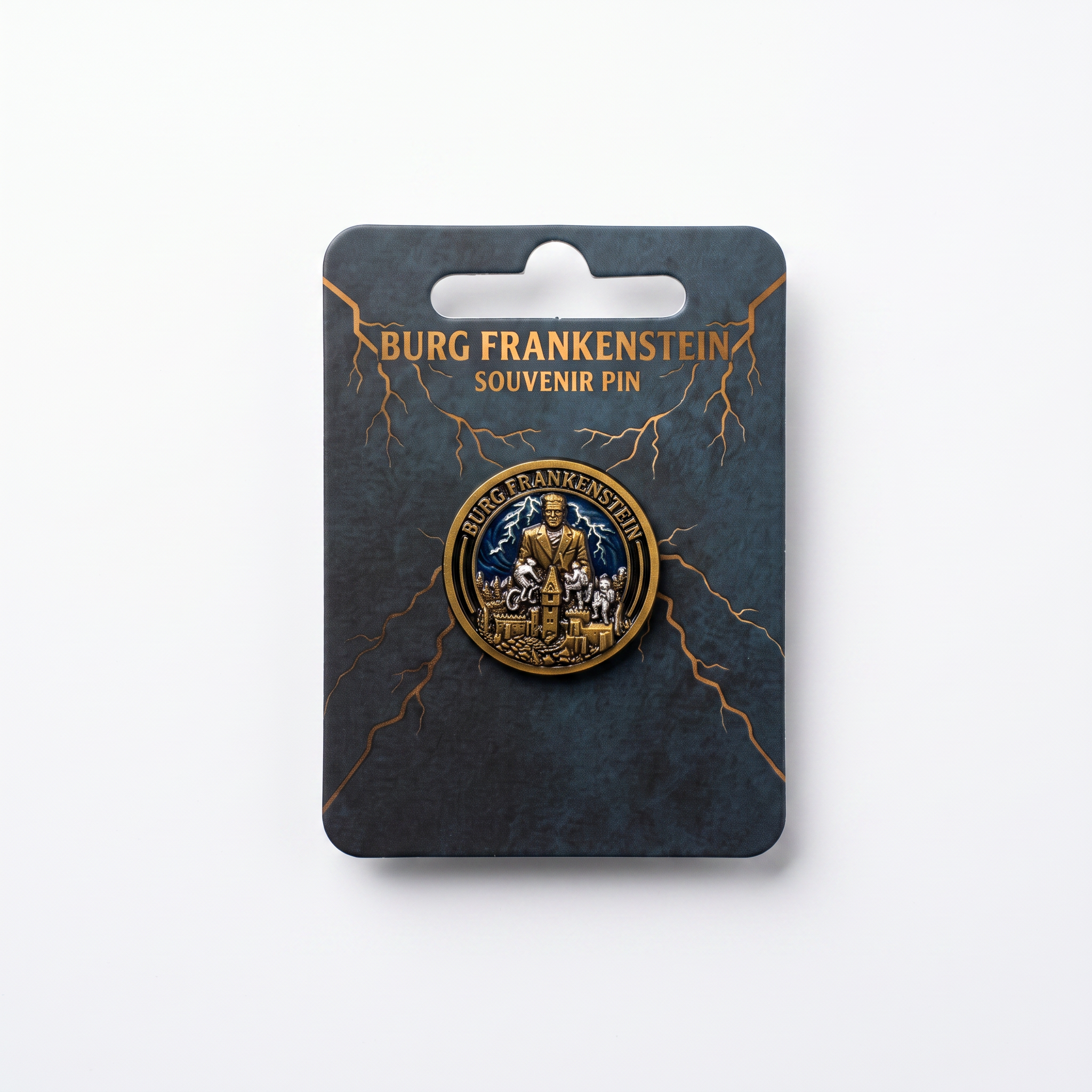 Souvenir-Pin Burg Frankenstein | Burgensteig Bergstraße