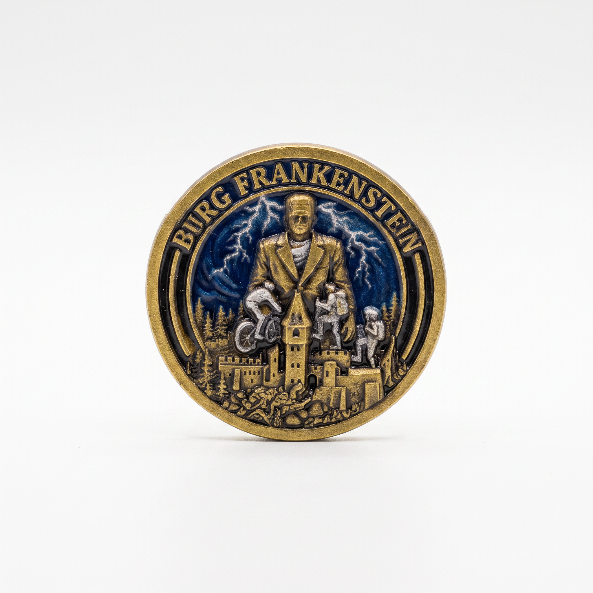 Souvenir-Pin Burg Frankenstein | Burgensteig Bergstraße