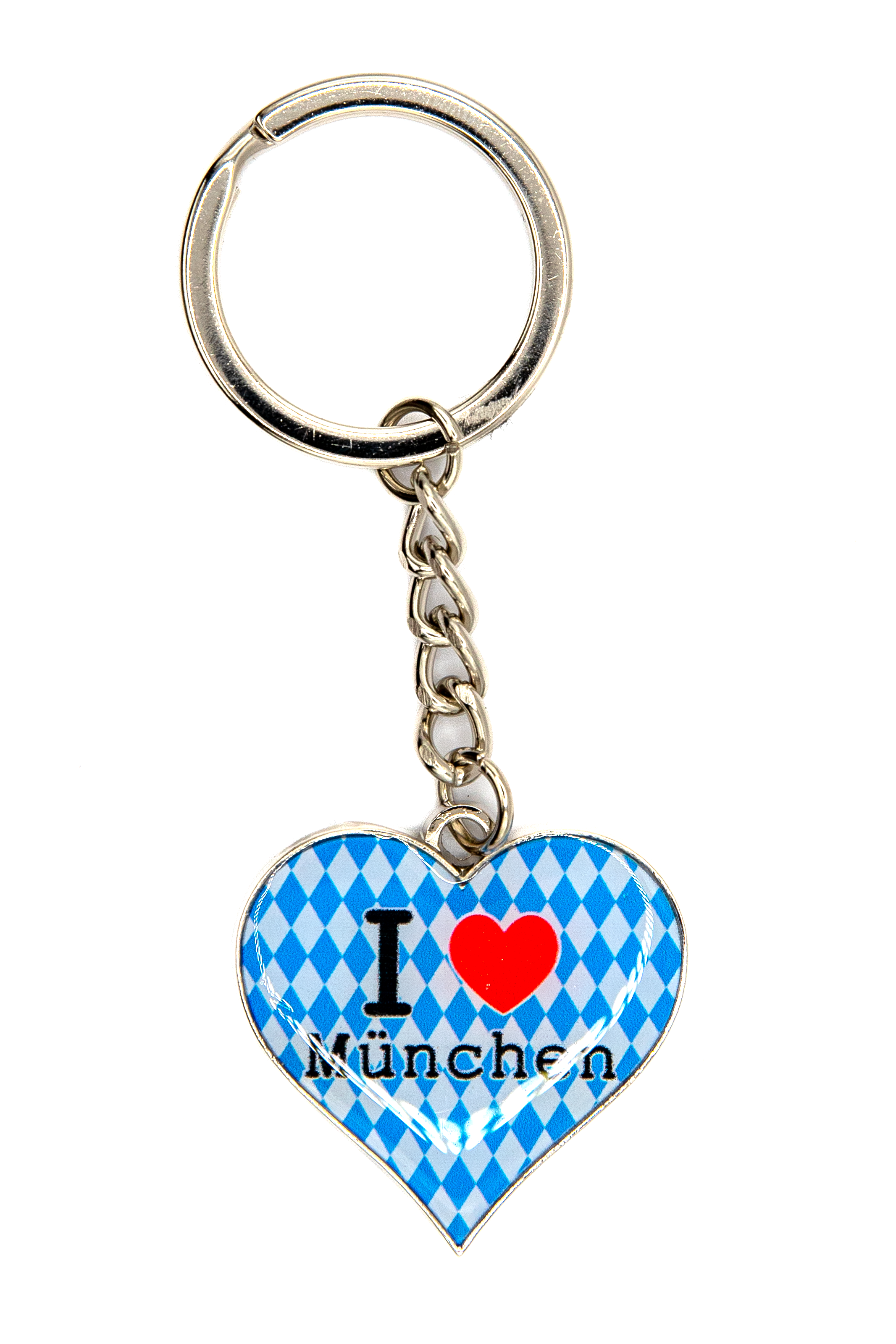 Schlüsselanhänger "I love München" Herz