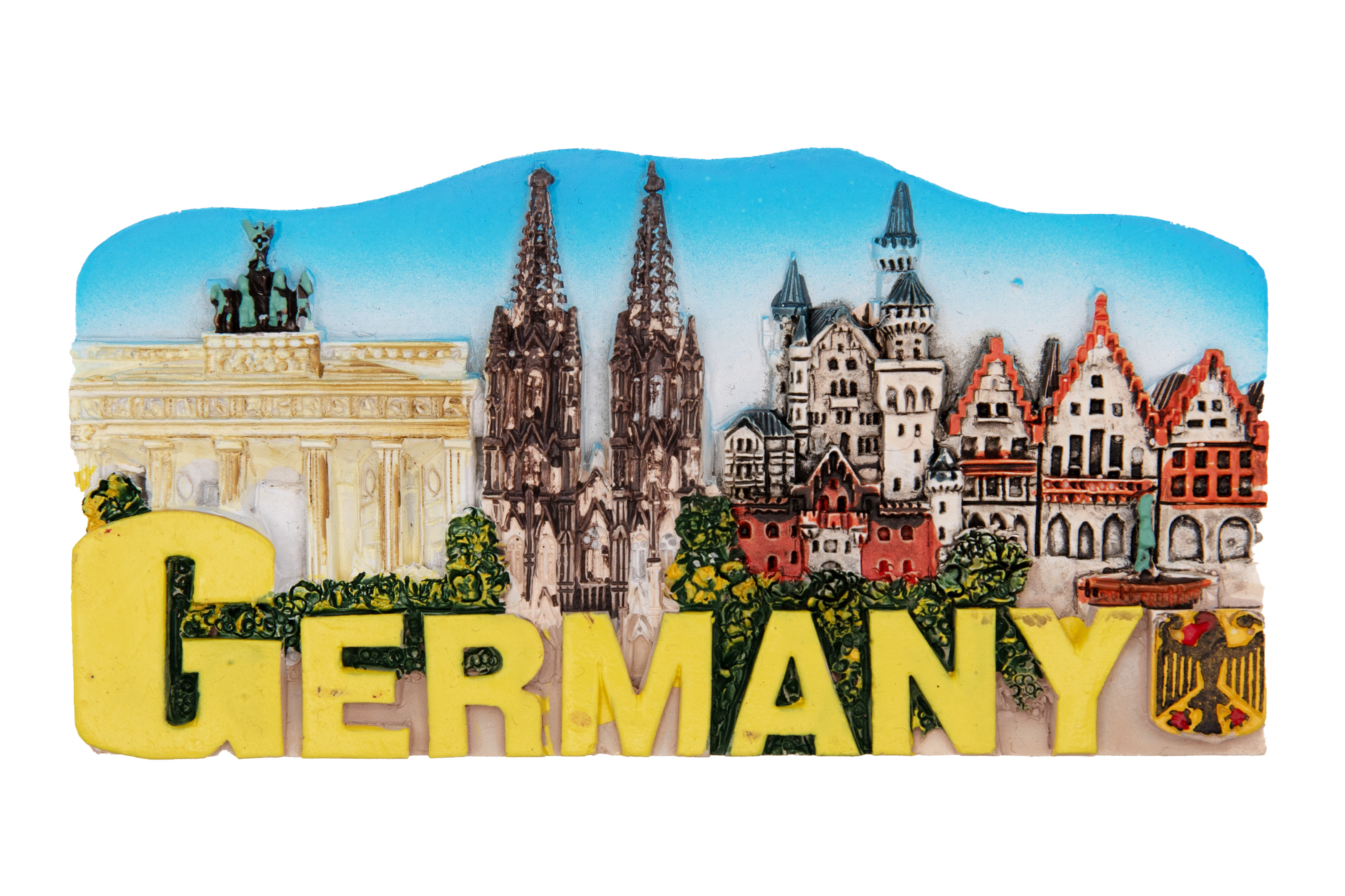 Magnet Germany Skyline bunt